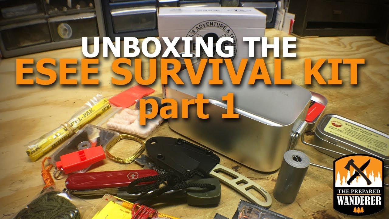 Unboxing the ESEE Large Survival Tin Kit