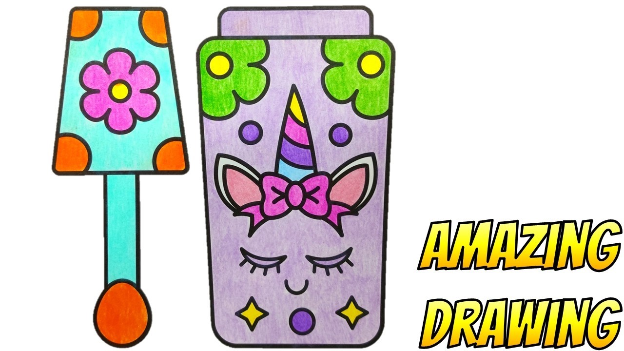 Unicorn Cup & Cozy Lamp #amazingdrawing