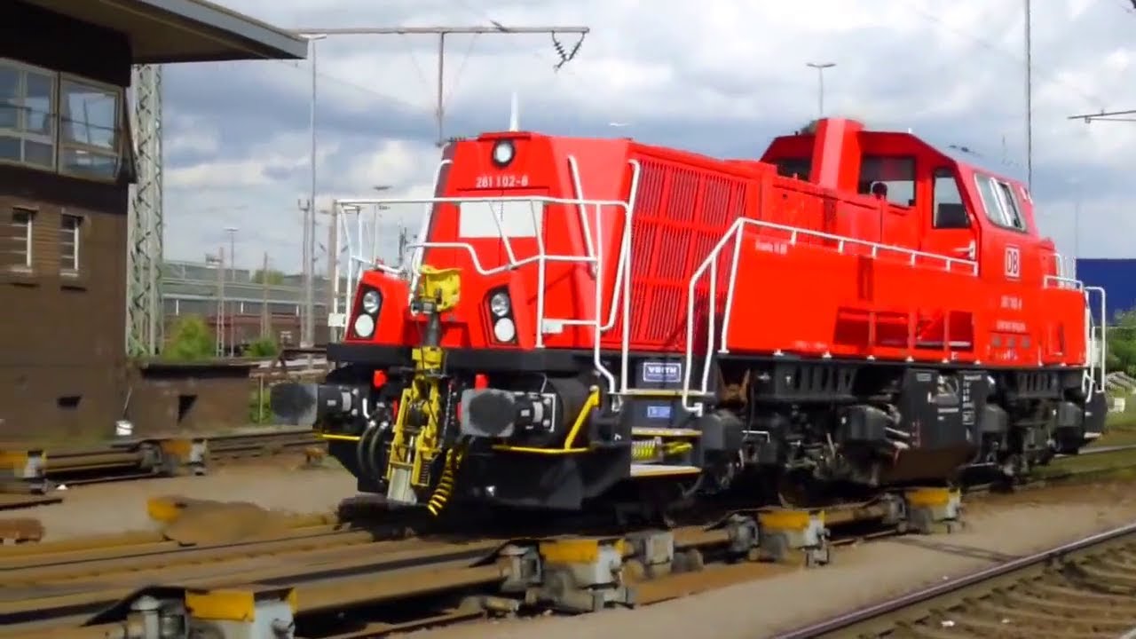 Diesellok BR 261 Voith Gravita am Ablaufberg