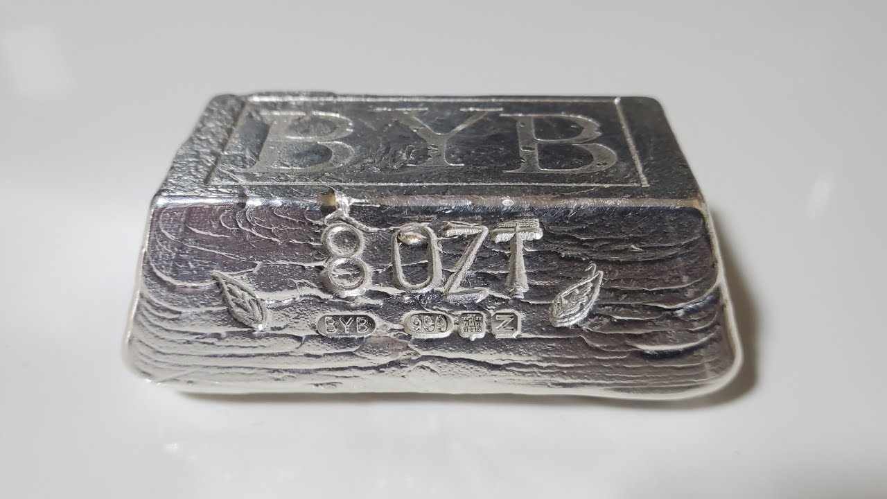 Custom Poured Silver Bars From The UK!