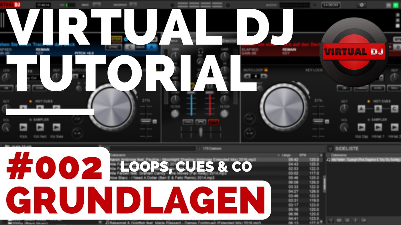 VIRTUAL DJ KOSTENLOS TUTORIAL DEUTSCH | #002 Loops, Cues & Sampler 🎧