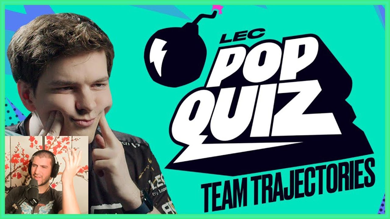 YamatoCannon Plays The LEC Pop Quiz | Team Trajectories
