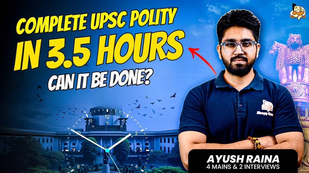 Complete UPSC Indian Polity Lecture in One Video | All Laxmikant Constitution Articles | IAS Prelims