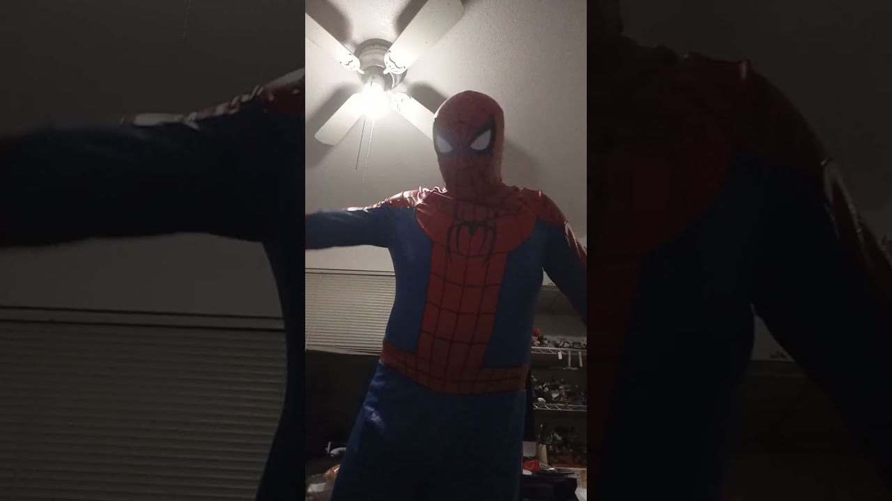 Unboxing Spiderman brand new day cosplay from unibuy Plus part 2 1-18-26