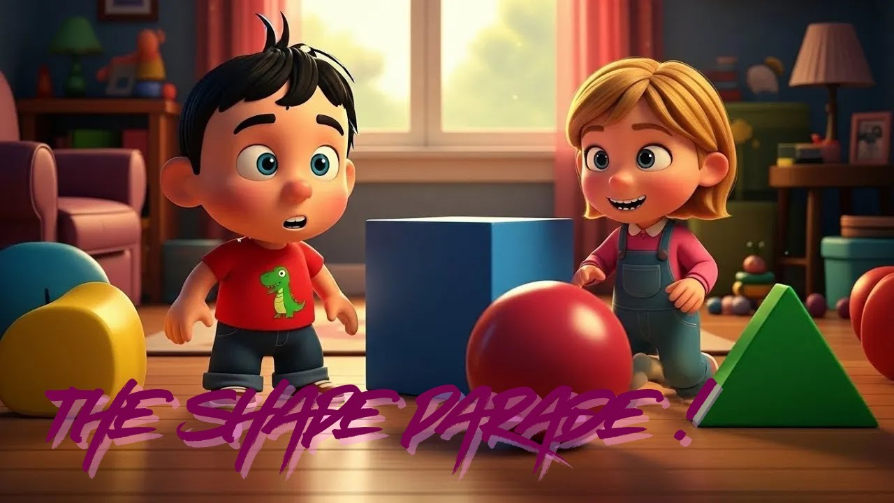 The Shapes Song I Nursery Rhyme @THE SHAPE PARADE I Kids Song & Sing Along I Learning Shapes
