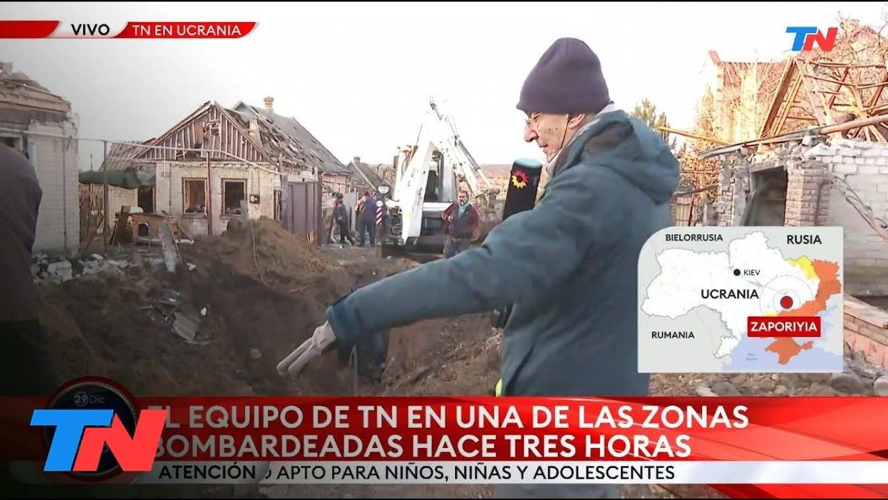 TN EN LA GUERRA I UCRANIA DESPUÉS DE LOS MISILES: Nelson Castro recorre la zona de Zeynep