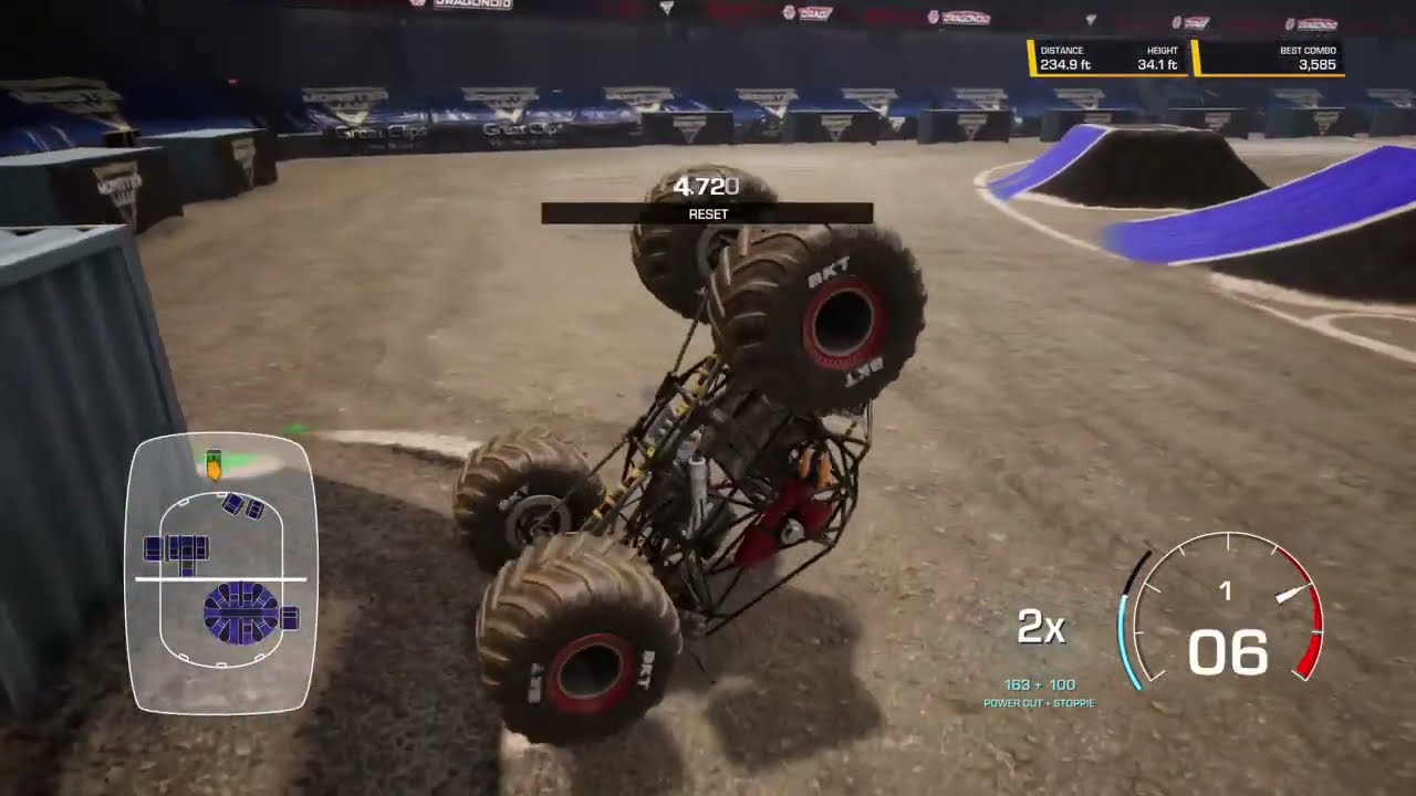 monster jam steel titans 2 Toronto freestyle (2)