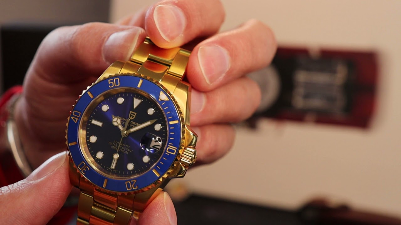 Watch review of the PAGANI DESIGN PD - 1661 blue gold beauty!!