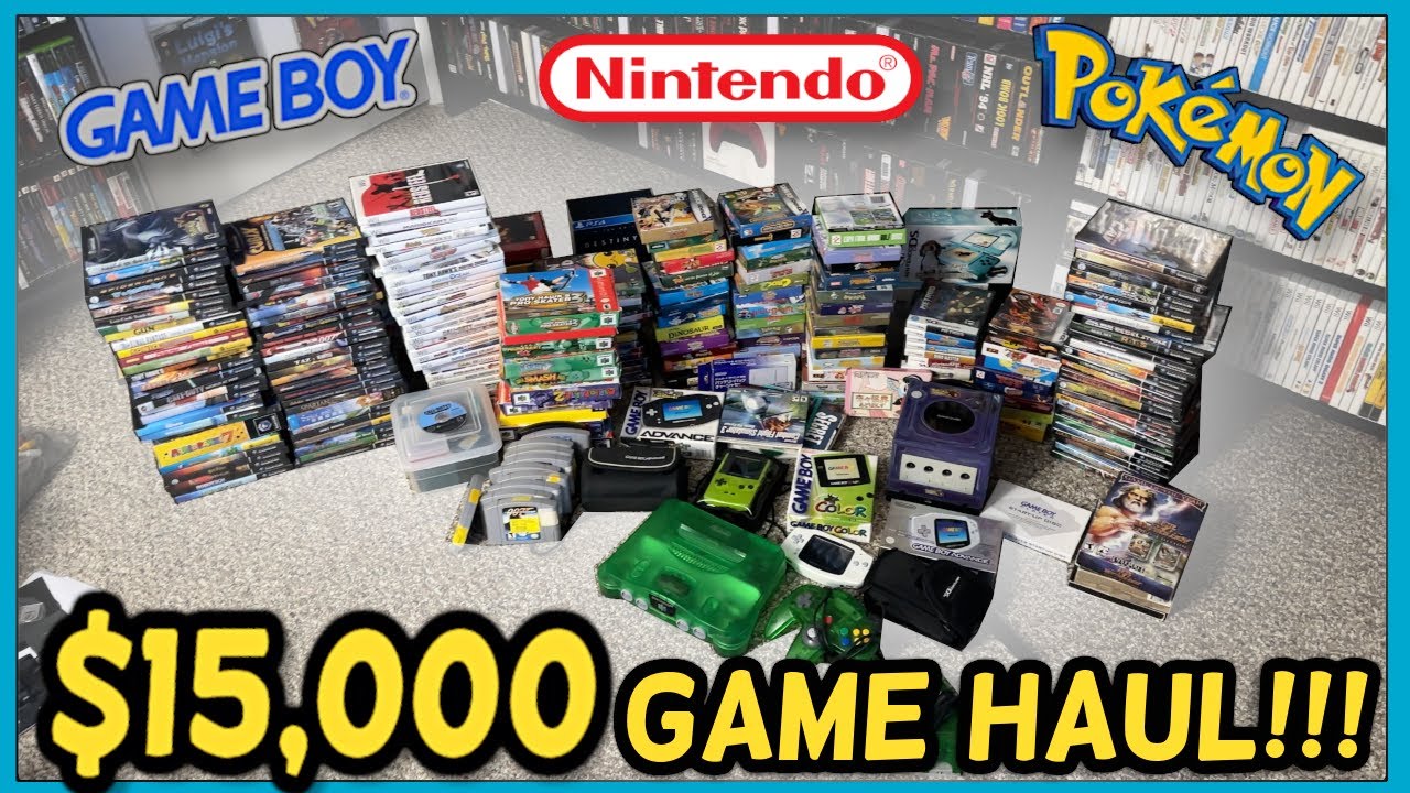 INSANE $15,000 SCORE!!! Is This The BIGGEST Game Haul Ever?!? || Retro Video Game Hunting!