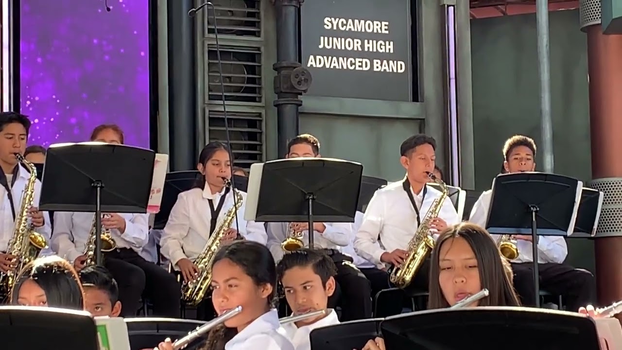 Josue playing at Disneyland | Sycamore Jr High
