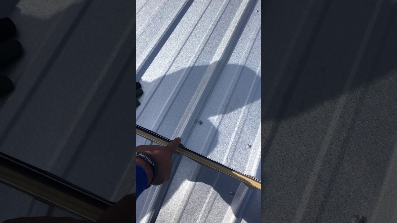 Techo de lámina  metal roof mobile home