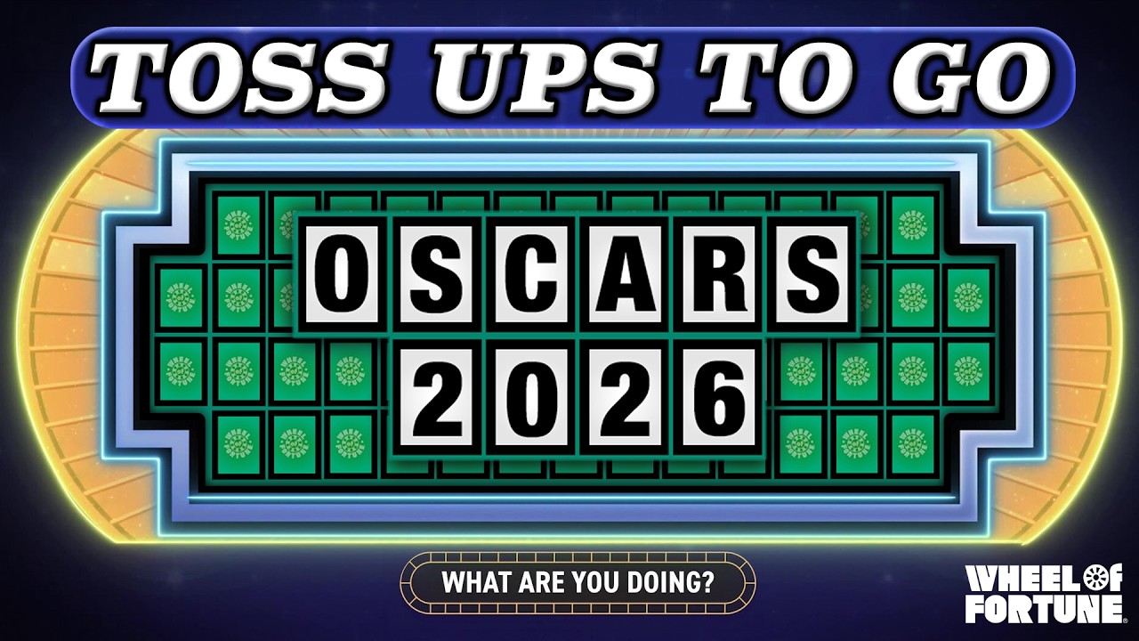 Toss Ups To Go - Oscar Season | Wheel of Fortune
