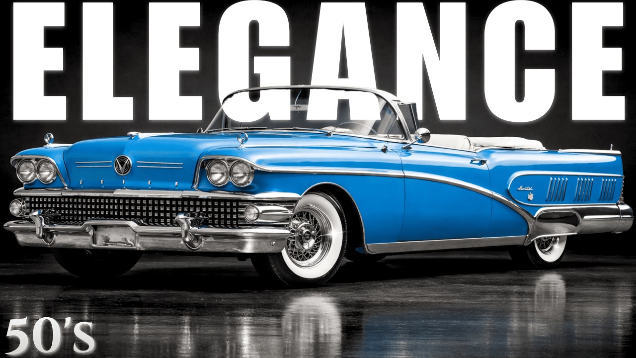 The Most BEAUTIFUL American Convertibles of the 1950s: Pure Elegance and Open-Top Luxury