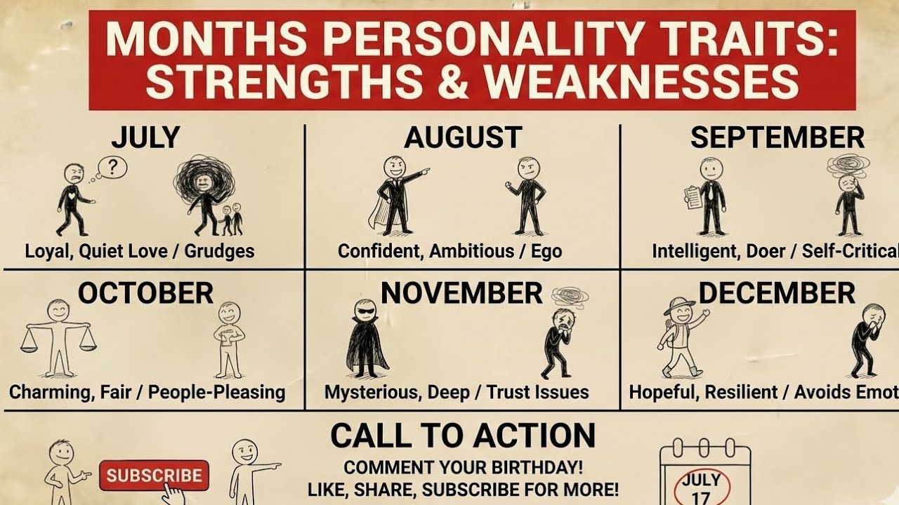 What Your Birth Month Says About Your Personality (Shocking Accuracy)