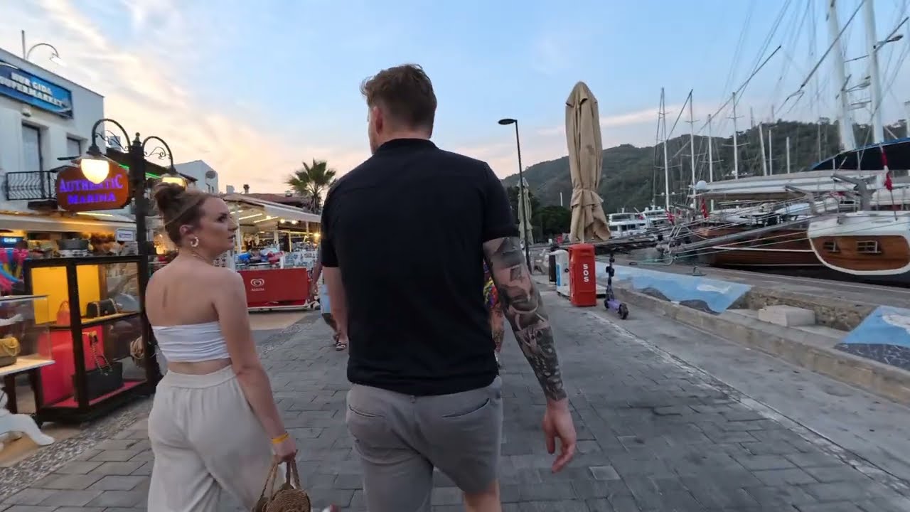 Marmaris kalesi ve liman civarı 8 Haziran 2024