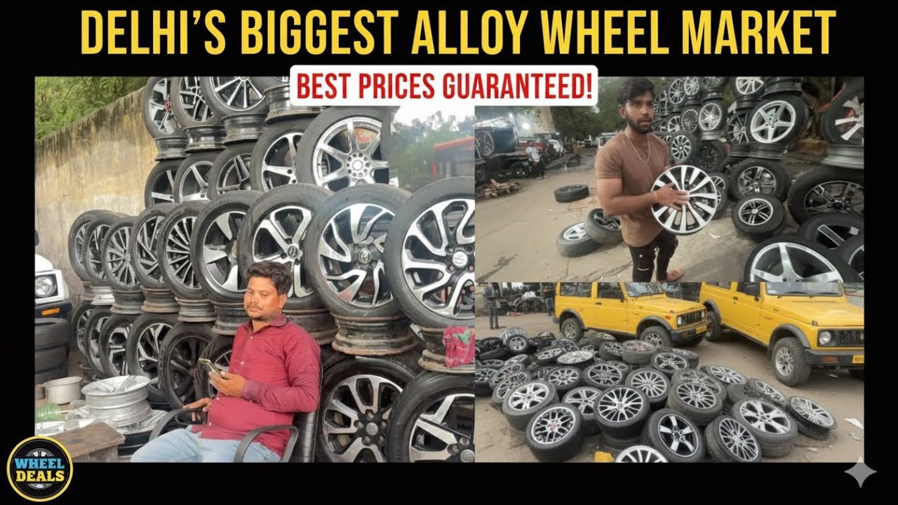 Delhi's Biggest Alloy Wheel Market | Best Prices Guaranteed
