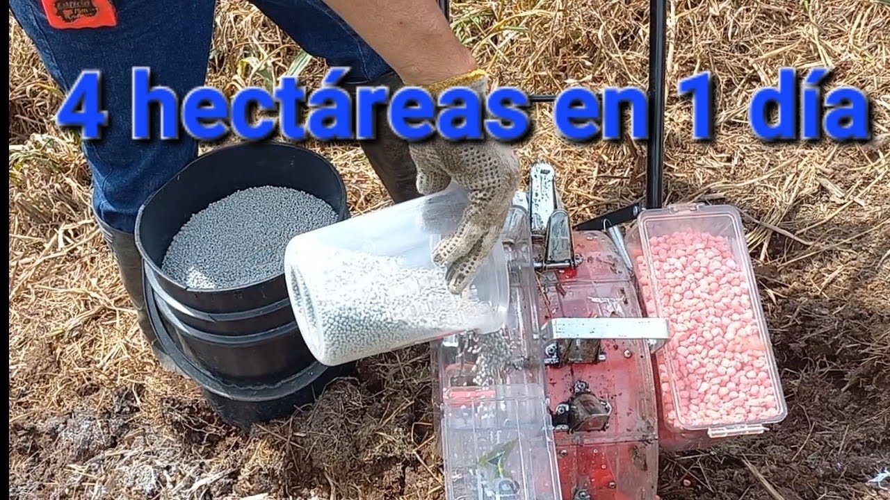 Sembradora abonadora rotativa agrofacil/plantadeira  adubadeira/seeder manual