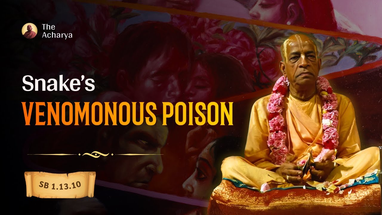 Snake's Venomonous Poison | SB 1.13.10 | Geneva, Switzerland | Srila Prabhupada