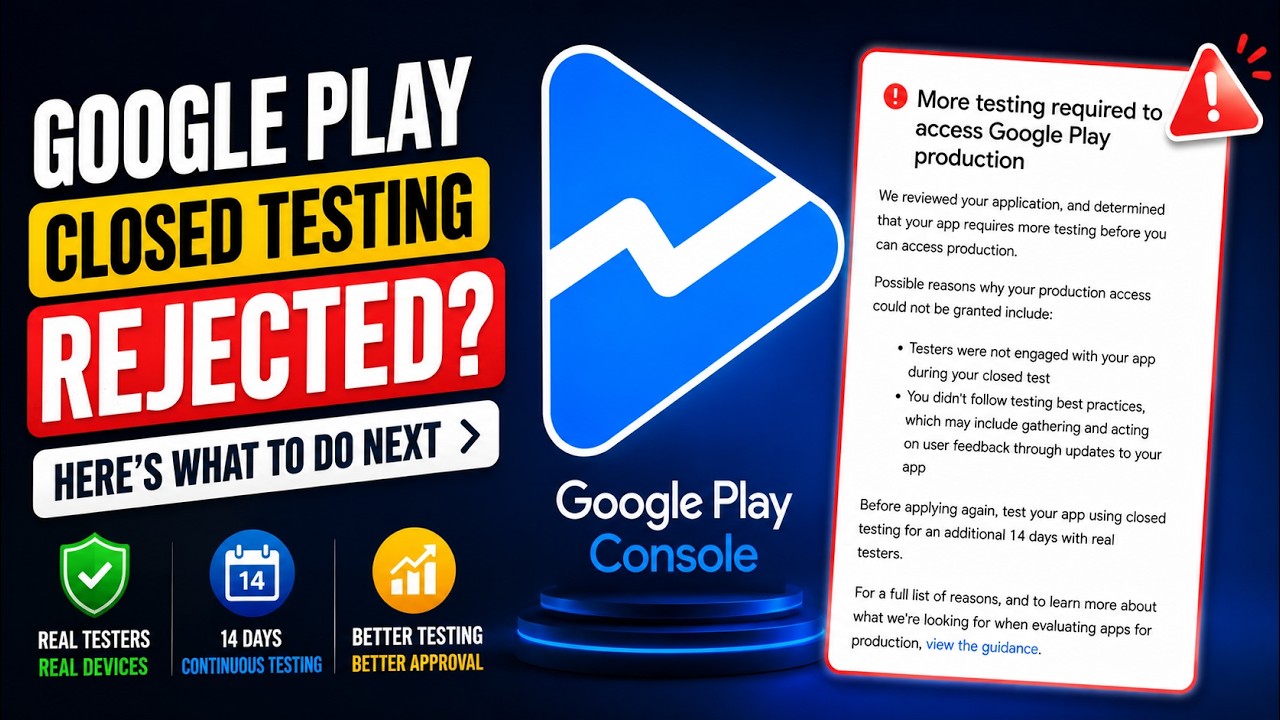Production Access Rejected? Here's How to Pass Closed Testing | inTesters