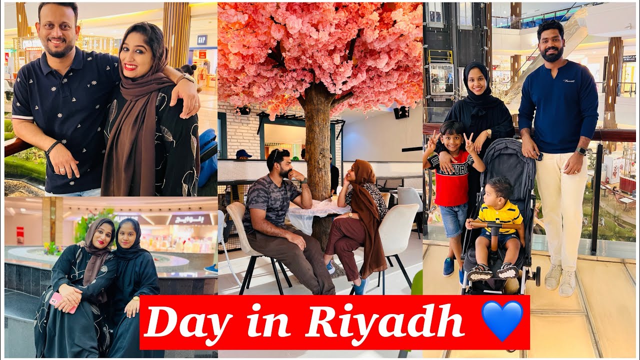 Day In Riyadh 💙| With our loved ones in Riyadh |Travel | Food | Family vlog malayalam |