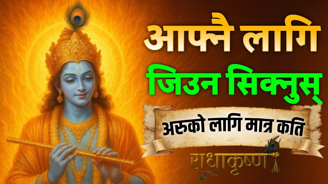 आफुलाई माया गर्नुनै शान्तिको बाटो हो - Shreekrishna Motivational Speech 