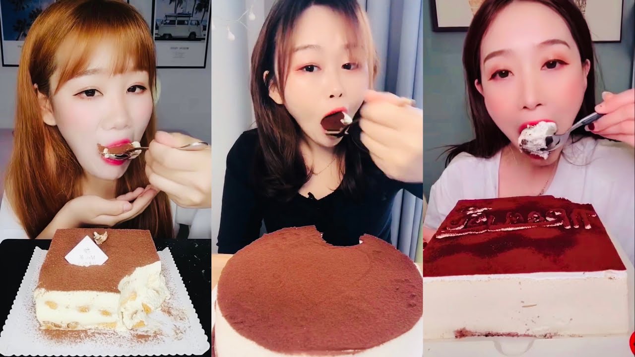 [ASMR Desserts] TIRAMISU ASMR/ Mukbang |먹방 | 饮食表演 | Eating Sound