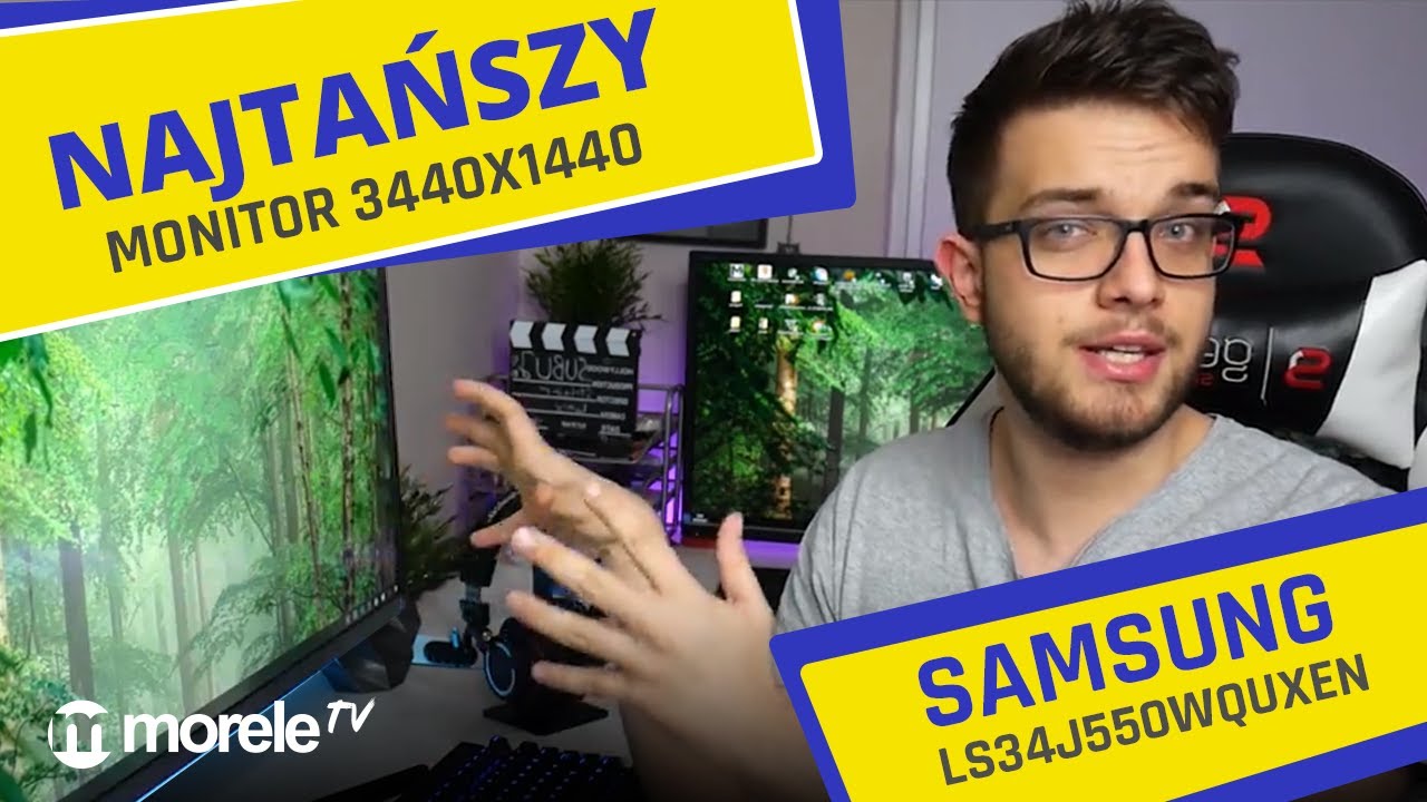 Najtańszy monitor 3440x1440 | Recenzja Samsung LS34J550WQUXEN