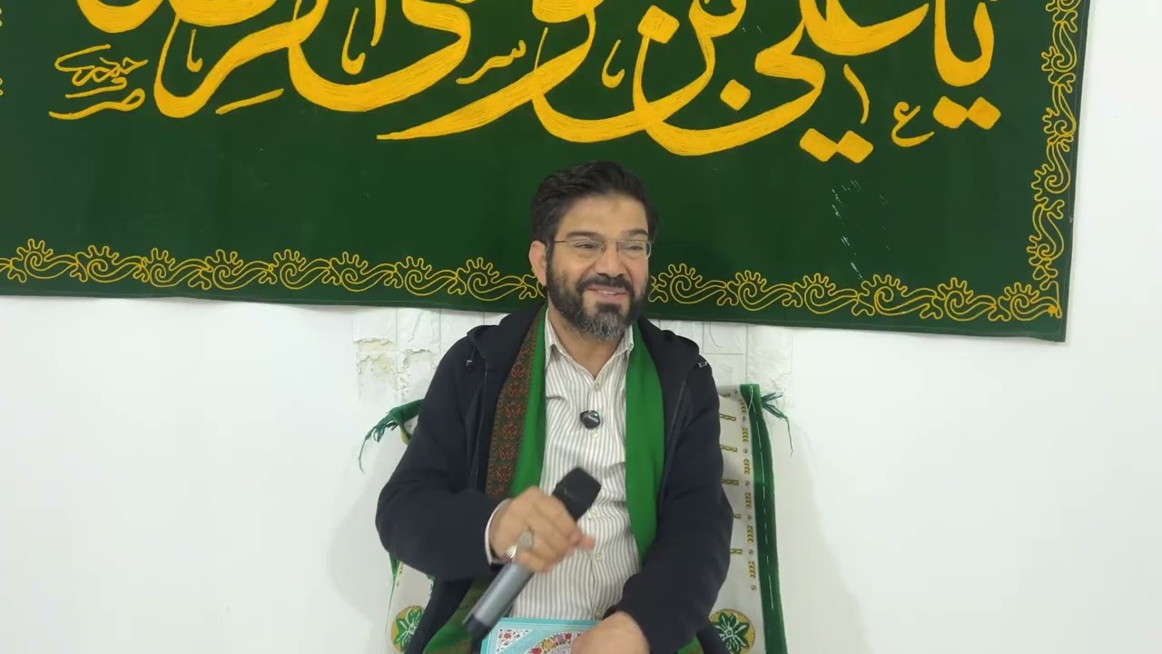 إحتفال ولادة الحسن وهلاك عائشة القارئ السيد رضا الخطاط هيئة محسّن الزهراء كربلاء المقدسة 1447