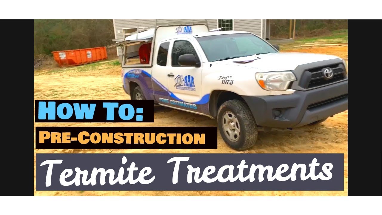 Termite pre-construction Treatment