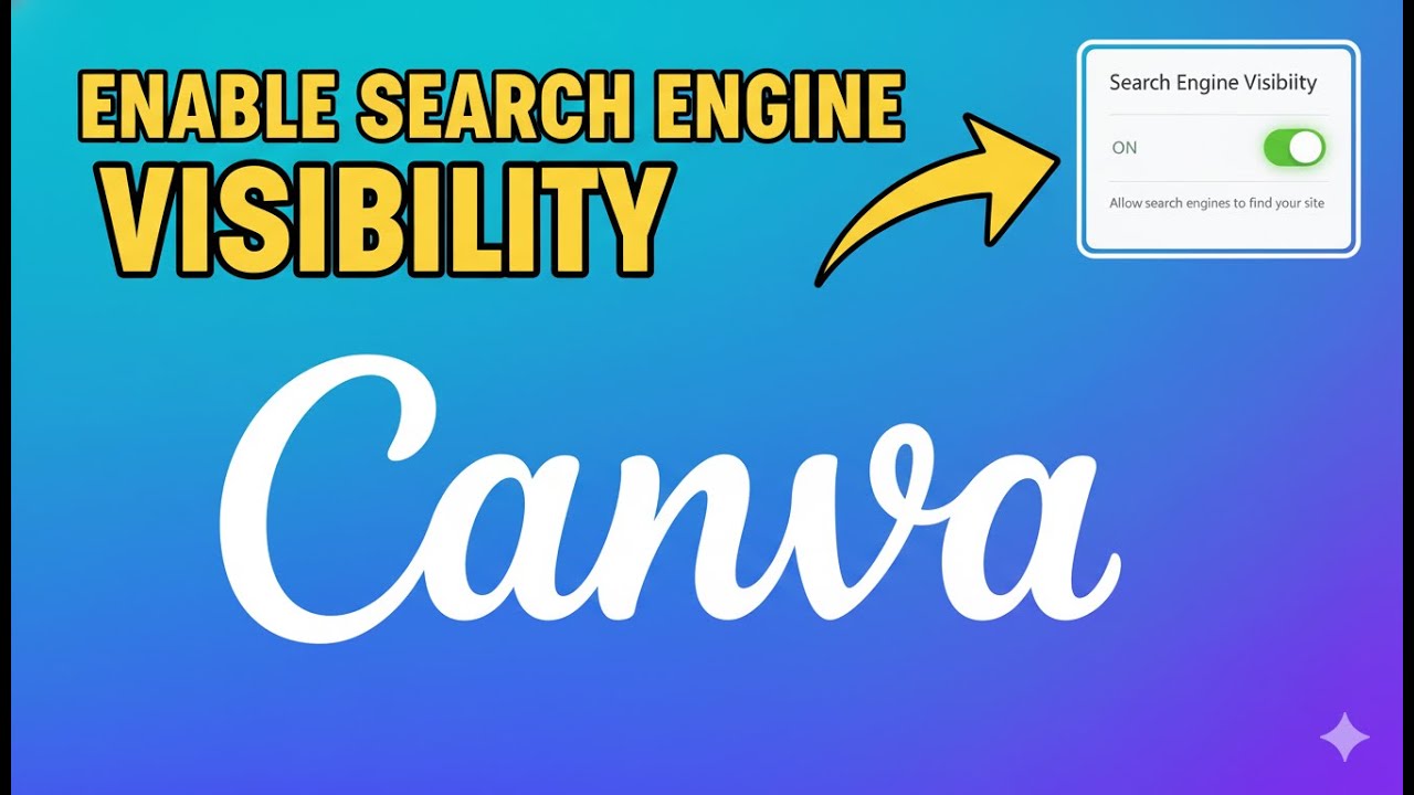 Как сделать сайт Canva видимым для поисковых систем (2025)