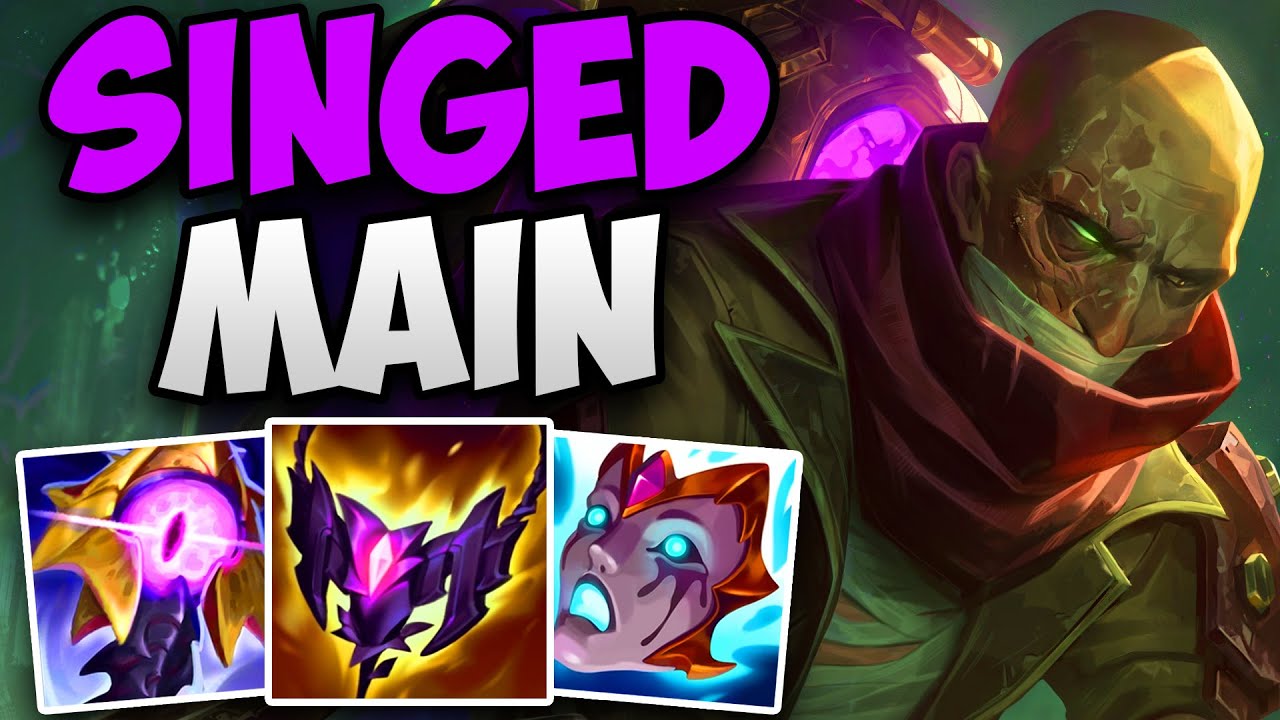 THIS IS HOW A KOREAN CHALLENGER SINGED MAIN PLAYS! | CHALLENGER SINGED TOP GAMEPLAY | Patch 15.6 S15