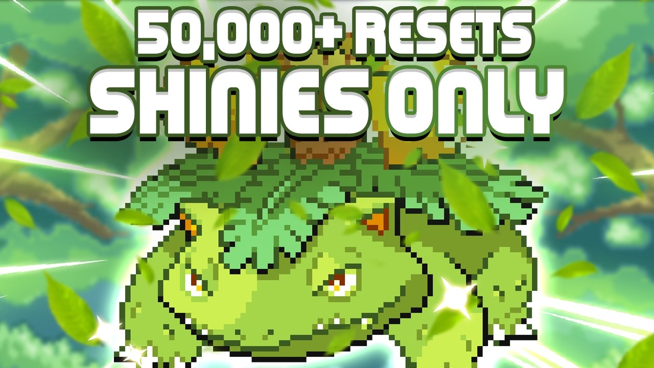 I beat Pokemon FireRed & LeafGreen using SHINIES ONLY