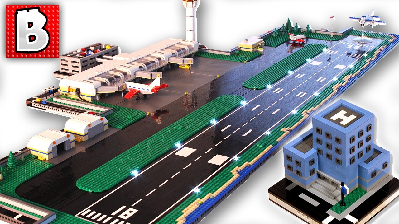 Giant LEGO Airport!!! | How To Build Micropolis LEGO City