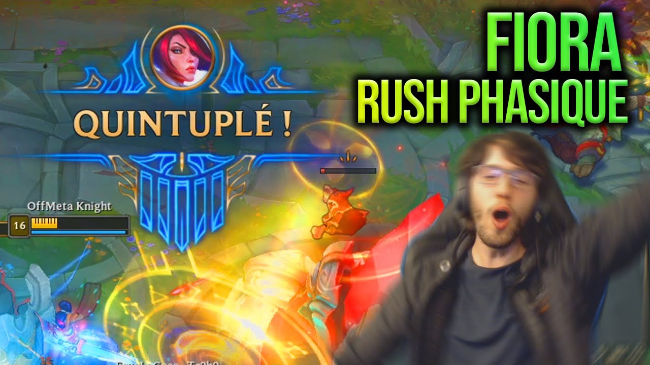Voilà ce qui se passe quand je joue un bon champion... RUSH PHASIQUE #3
