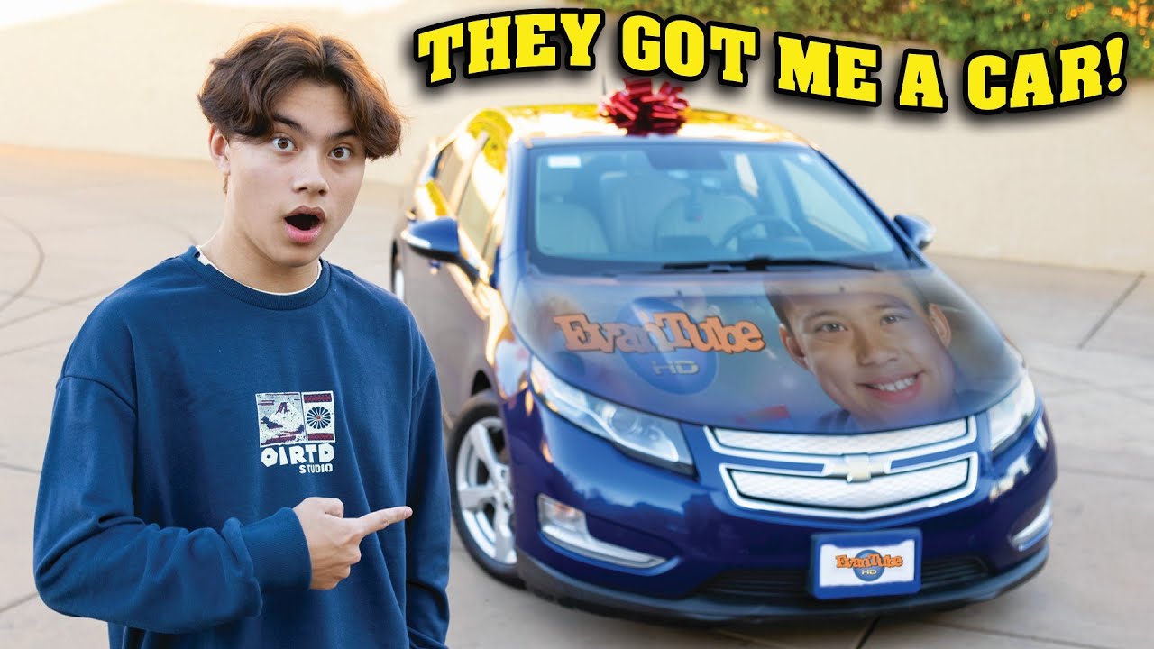 I GOT A CAR FOR MY 16th BIRTHDAY!!! Check Out the EvanTube Mobile!