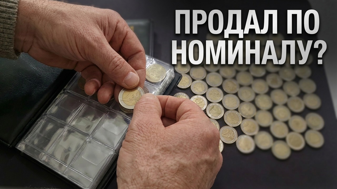 Коллекция евро монет продана по номиналу? Почему? #шкоб 🧡🧡🧡
