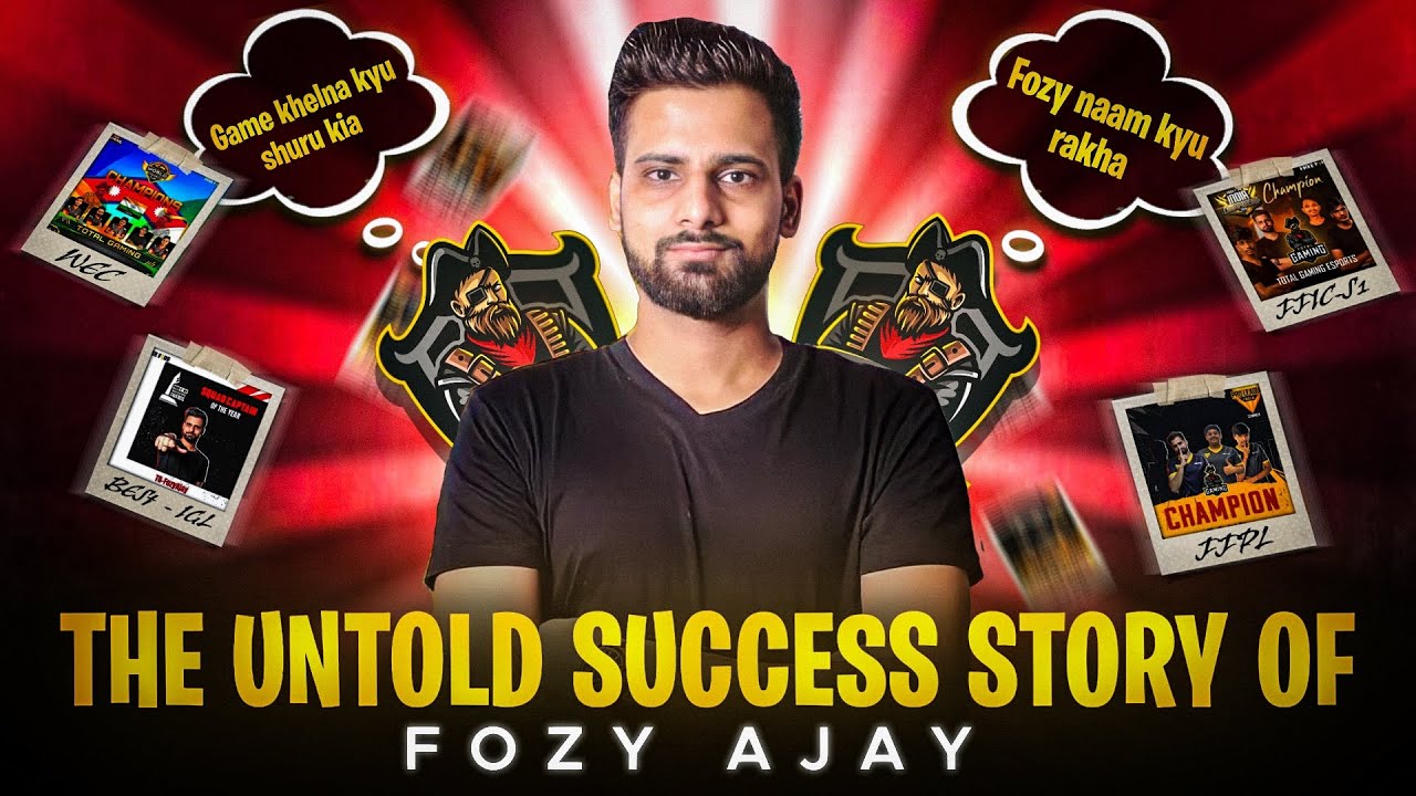 THE UNTOLD SUCCESS STORY OF FOZY AJAY BY TG HUNT| #tghunt #totalgaming @FOZYAJAY