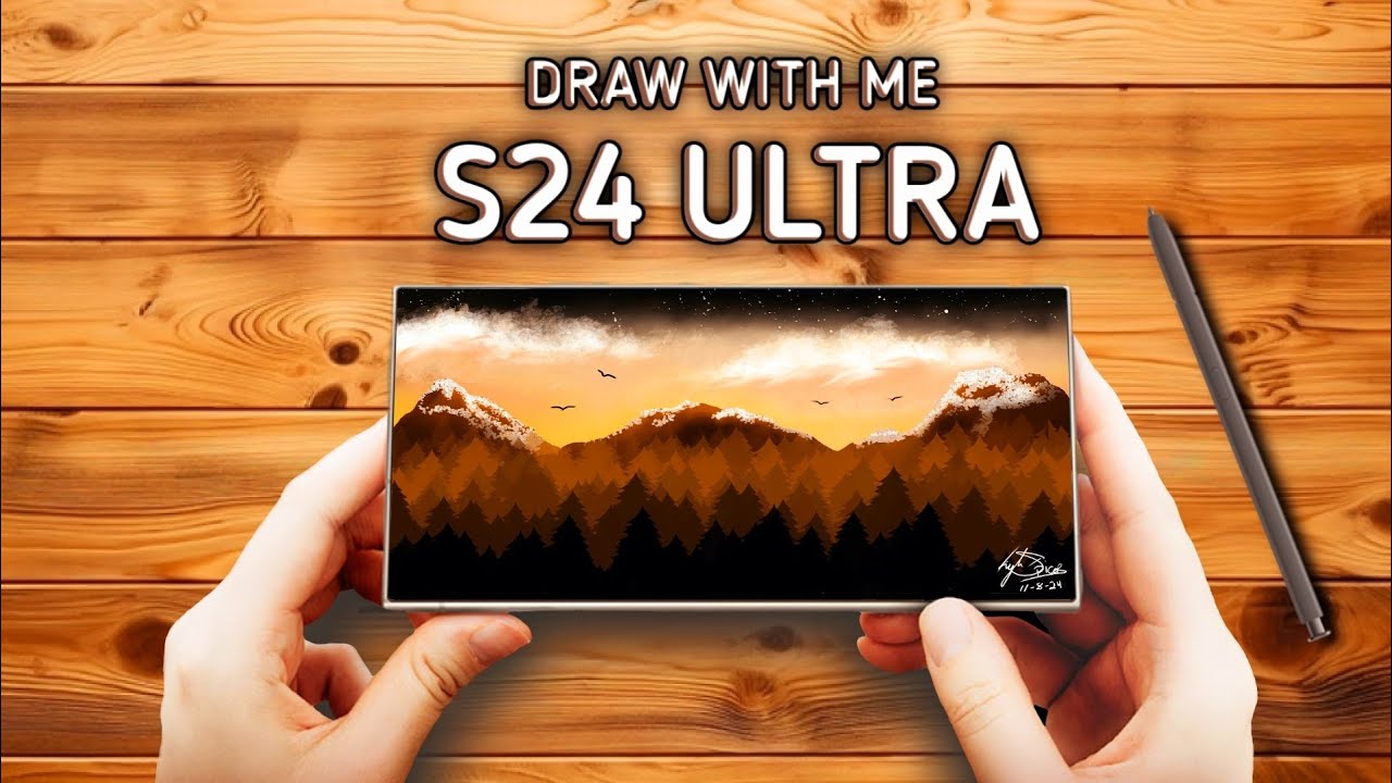 S24 Ultra Scenery Drawing using infinite Painter