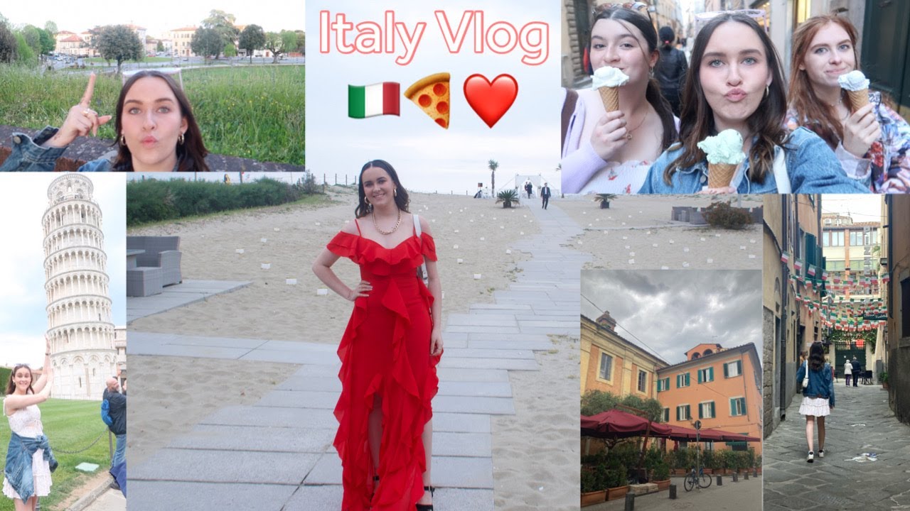 Italy Vlog 🇮🇹 Beach Wedding | Pisa | Florence | Lucca
