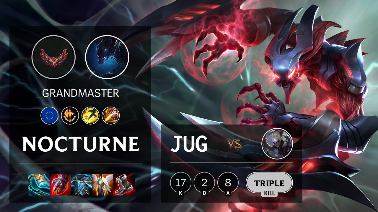 Nocturne Jungle vs Diana - EUW Grandmaster Patch 12.2