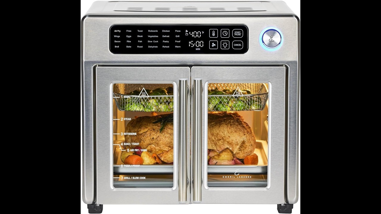 Emeril 26QT Digital Air Fryer Oven Review - Pros & Cons - Emeril Lagasse air fryer