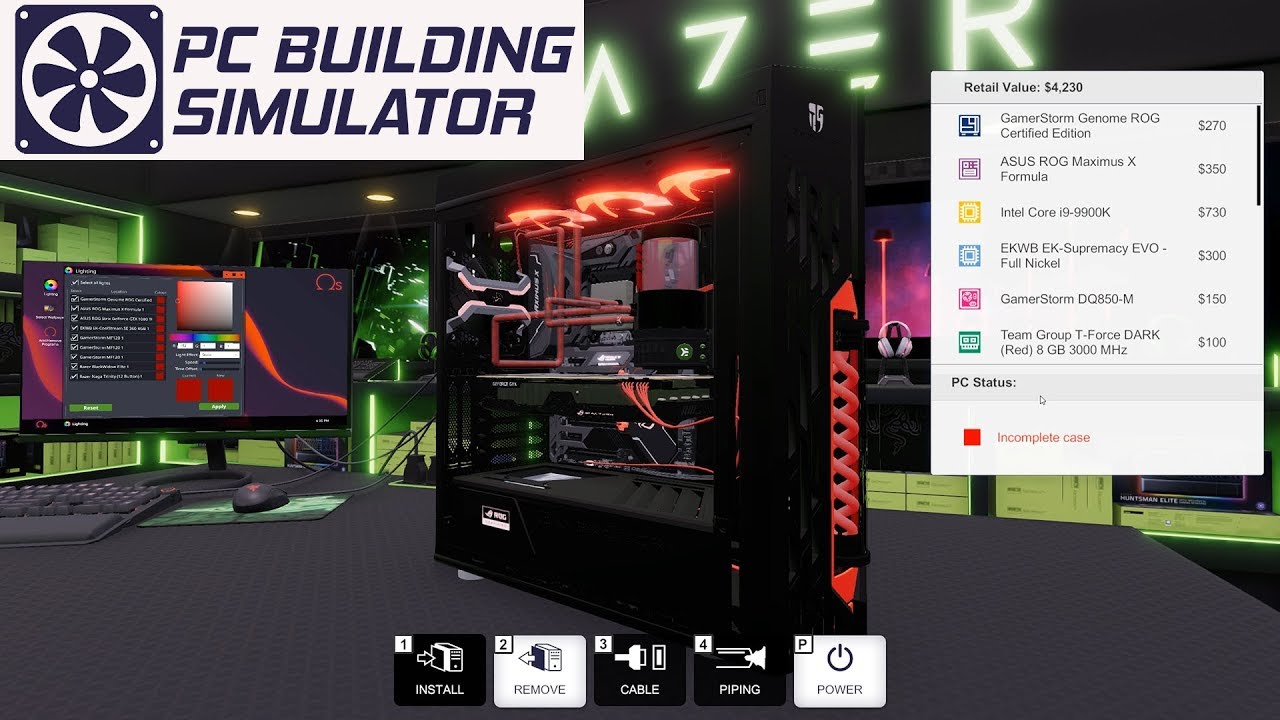 Building The All Asus ROG Gaming PC | PC Building Simulator