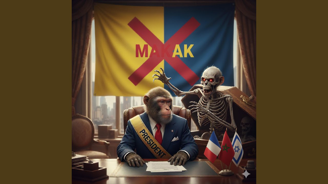 Le macaque a tourné le dos