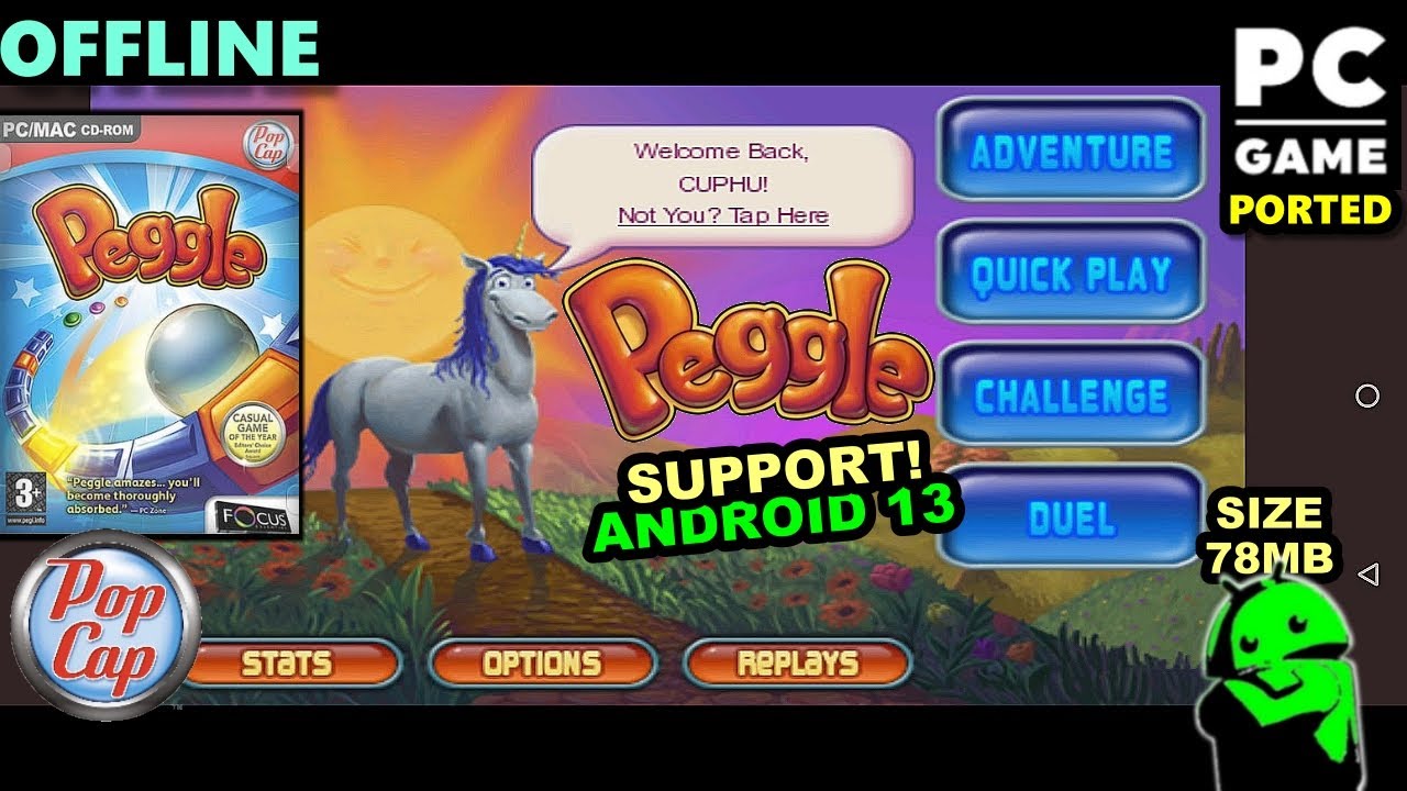 Peggle (Android Port): PopCap Games
