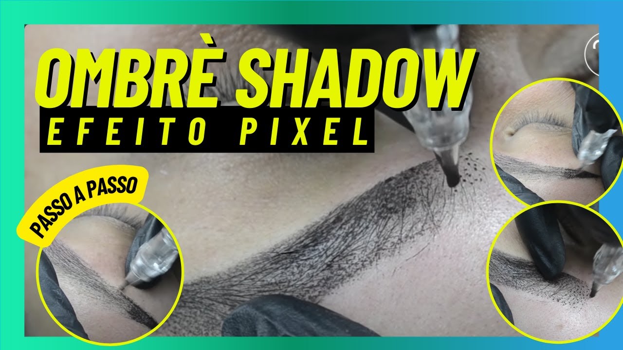 OMBRÈ SHADOW - EFEITO PIXEL - PASSO A PASSO