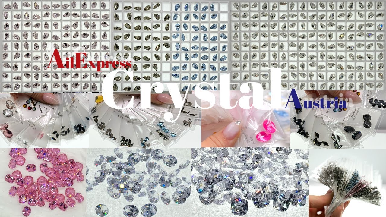 Austrian Crystal💎 VS 💎 AliExpress Crystal Unboxing Hawl Организация ASMR 22.ver