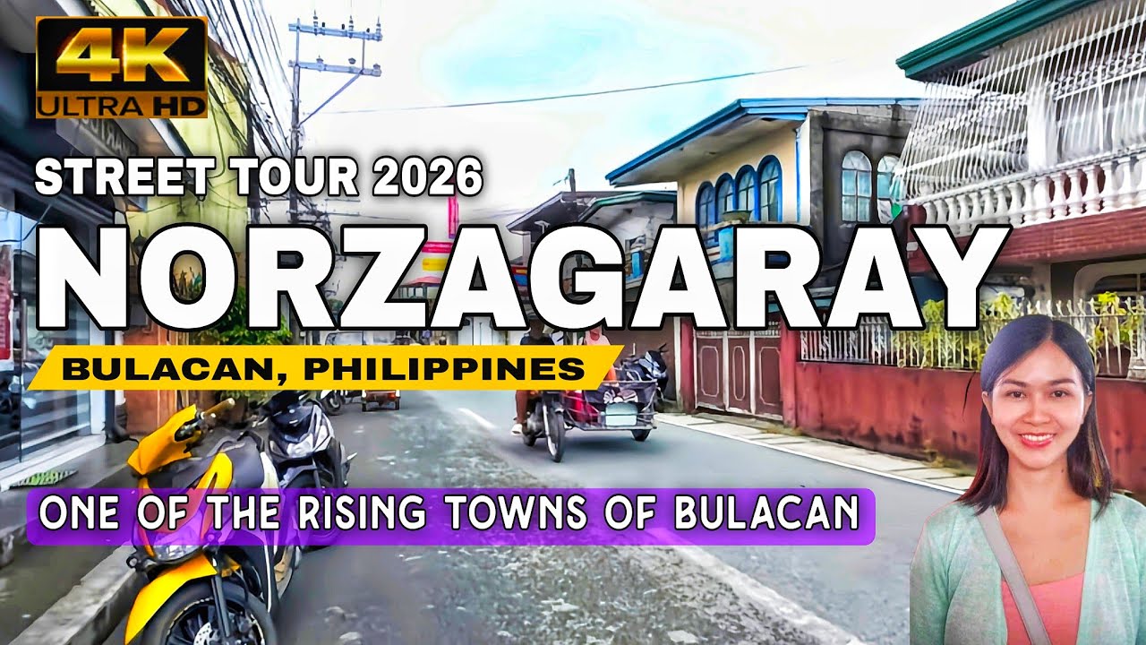 NORZAGARAY 2026 |One of Bulacan’s Richest Towns |Street Walking Tour In Stunning 4K HDR| Philippines
