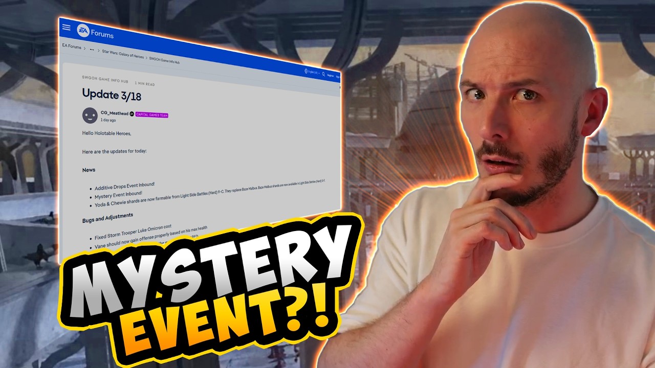 New Mystery Event incoming?! Also, more news on the 