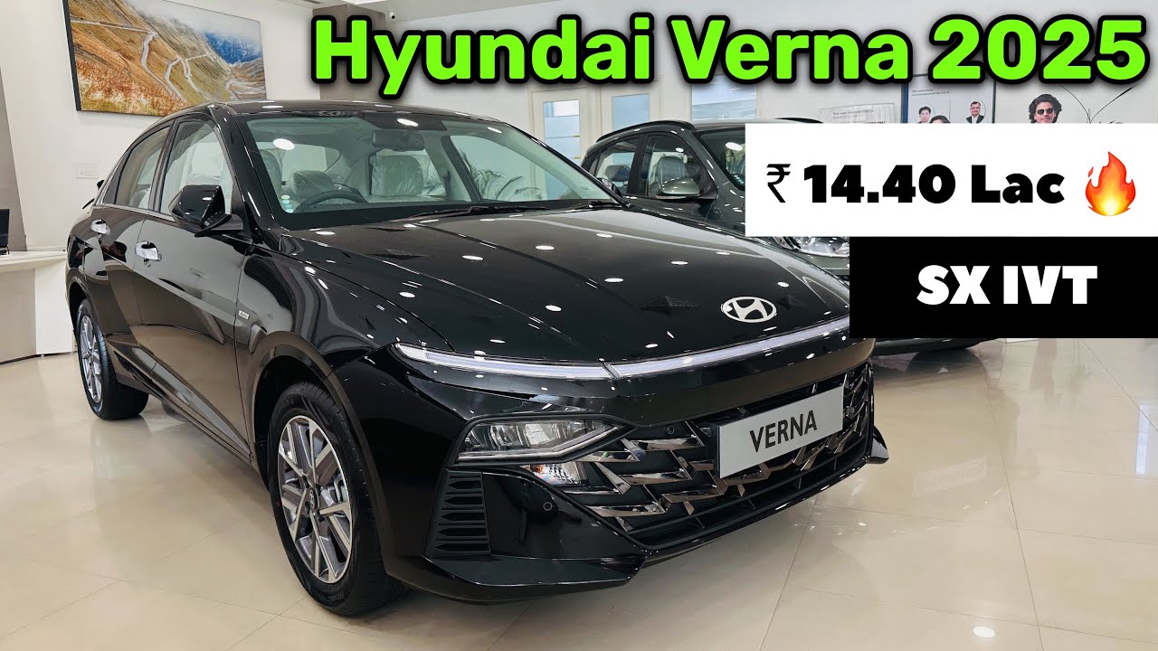 Hyundai Verna SX IVT 2025 | Hyundai Verna Second top Variant 2025 | Full Review 🔥