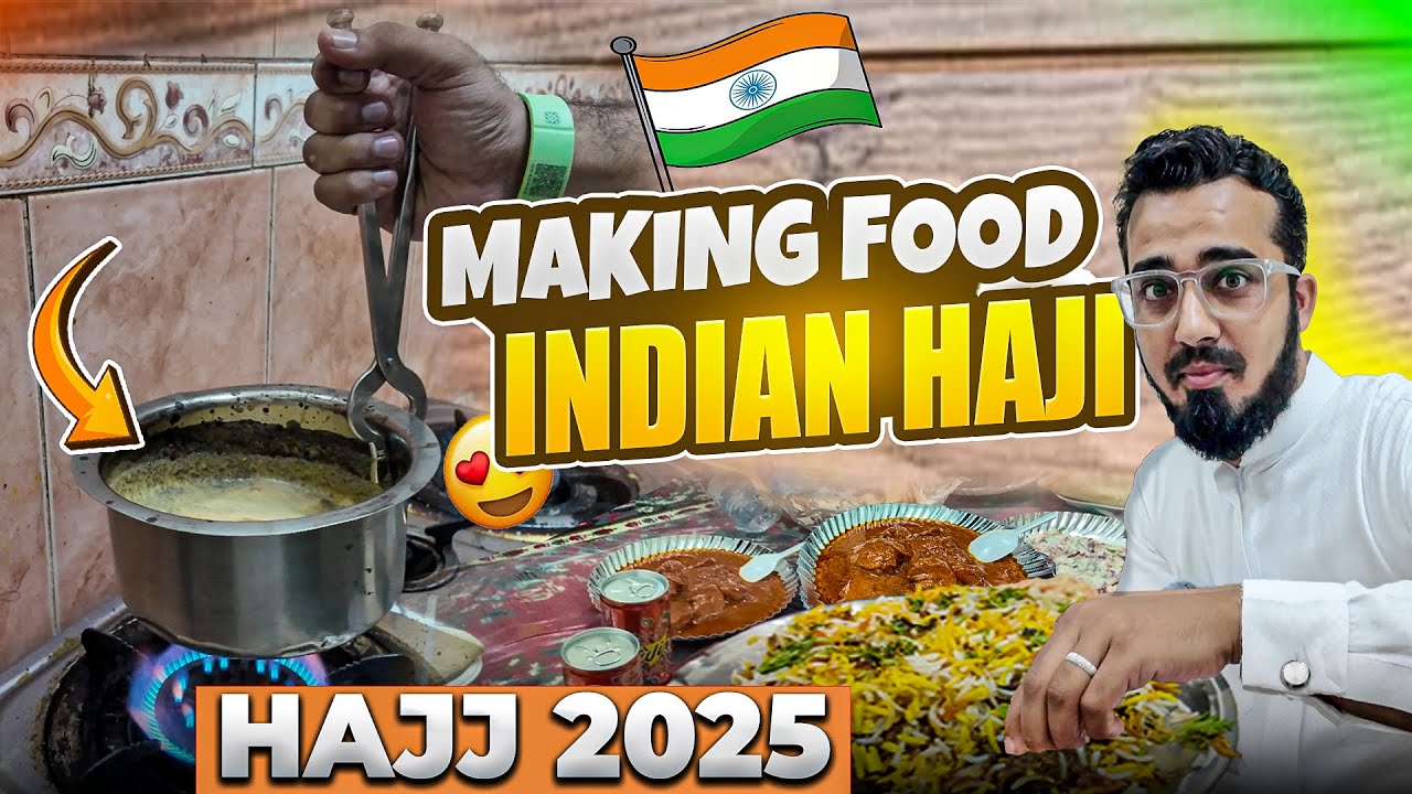 Why Indian Haji Cook Their Own Food 🍛🇮🇳 | Hajj 2025
